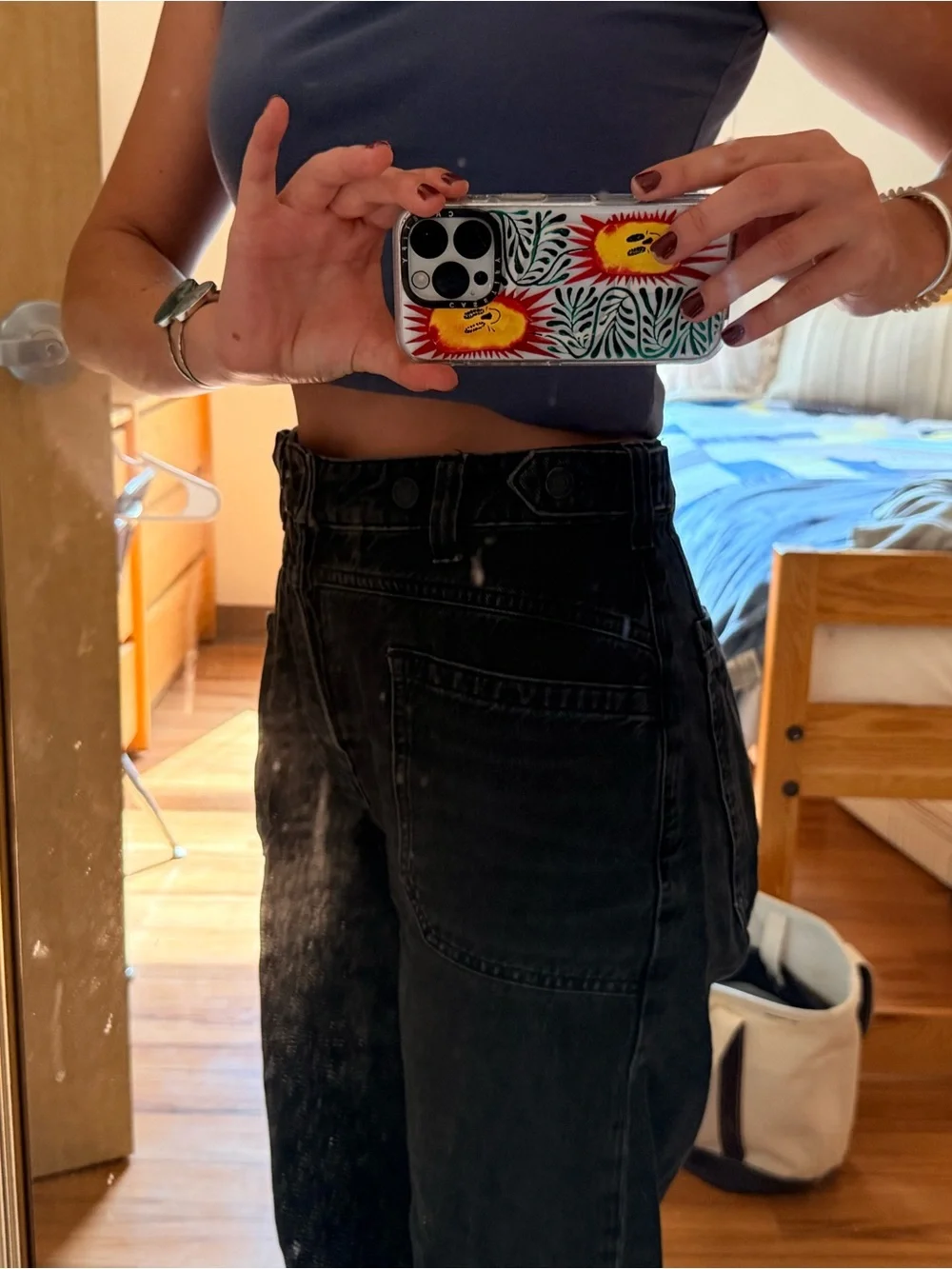 Free People We the Free Palmer Cuffed Baggy Jeans